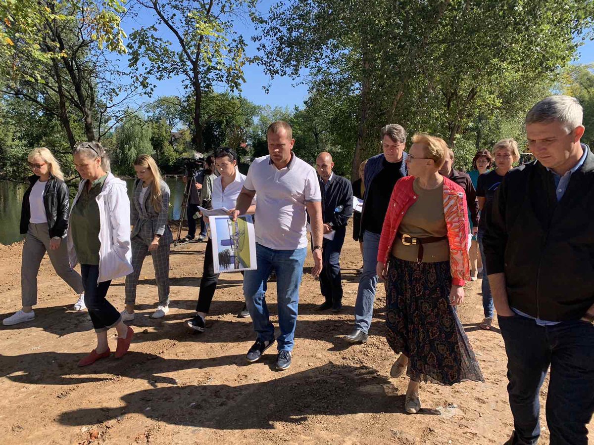 Прошла рабочая встреча на территории Ерик Парк в ЖК Волгарь, благоустраиваемой по нашему проекту. Рады видеть, что наши идеи реализуются и в Самаре