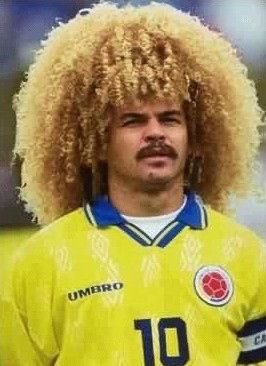 Happy birthday to carlos valderrama, hair icon 