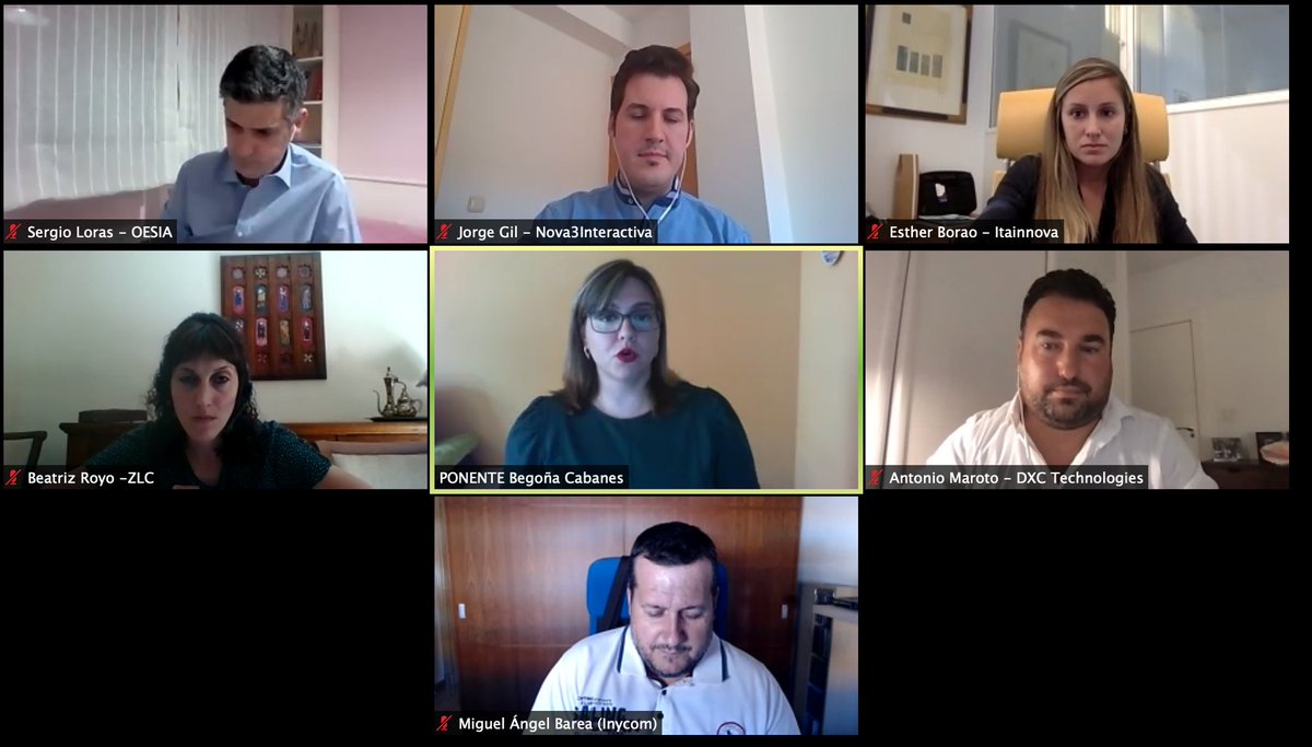 miguelanbernal's tweet image. #BlockchainAragón2020 En la sesión de tarde primero conoceremos el ecosistema empresarial blockchain en Aragón con @EstherBorao (@ITAINNOVA) 
#BeatrizRoyo (@ZLCsupplychain) @mabarla (@Inycom) @sergioloras (@grupo_oesia) @amarotoenriquez (@DXCTechnology) y 
@jgbescos (@Nova3Rrss)