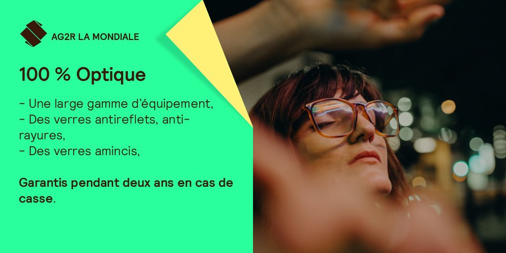 AG2RLMbranches's tweet photo. ✅ Depuis le 01/01/2020 les assurés @AG2RLAMONDIALE peuvent bénéficier des soins optiques de l'offre 100% santé. Un reste à charge 0⃣ pour ne plus hésiter à changer de lunettes quand c'est nécessaire. #ResteAChargeZero #PrendreLaMainSurDemain
👉 https://t.co/55S10Gf1xv https://t.co/bQ90g1lLZK