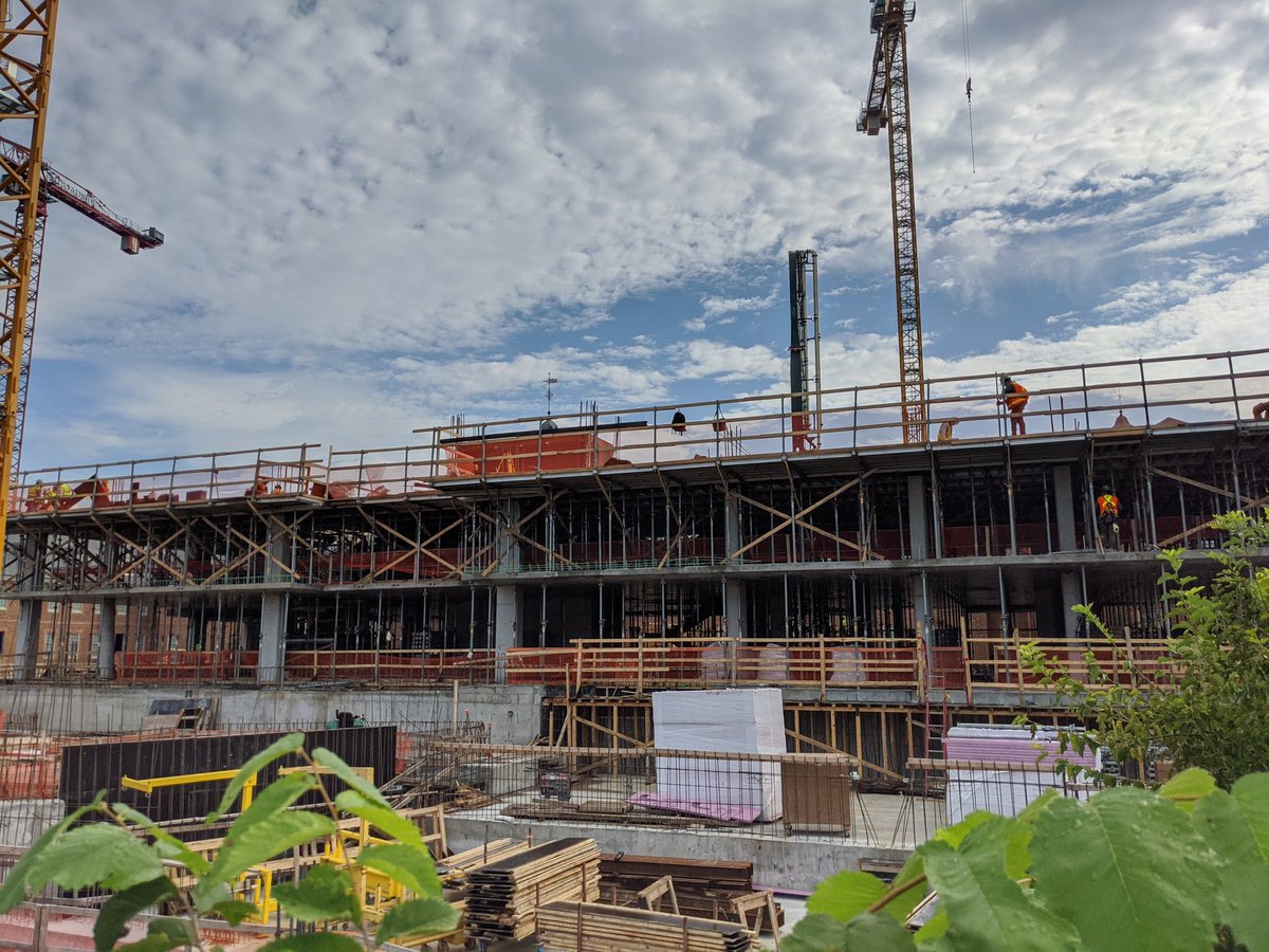 Major progess continues at #cityridgedc. Steadily rising above ground level, not that you can tell from Wisconsin Ave. #dcrealestate #commercialrealestate #tenleytown