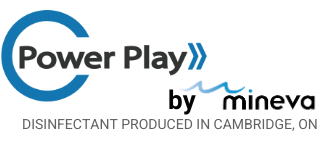 My_Chamber's tweet photo. @minevawater in Cambridge has received Health Canada approval to manufacture a powerful disinfectant called ‘Power Play’. Find out more about this great pivot by reading our latest blog: 
https://t.co/6nb6tbLCuK #cbridge #shopcambridge https://t.co/nGNmL4tmqO