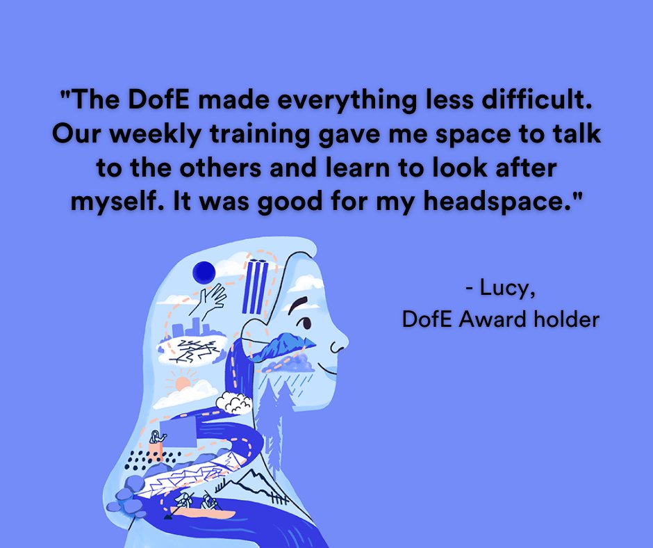 We know the pandemic has hit young people hard. Running the #DofE in your organisation can help them develop the skills and character traits to adapt to the 'new normal.' Head over to our Instagram stories to watch Award holder Lucy give advice to current participants.