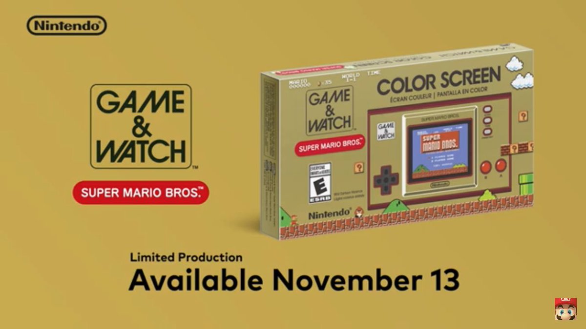 InfiniteGeeks's tweet image. Super Mario Game &amp;amp; Watch coming in November! #supermario35th