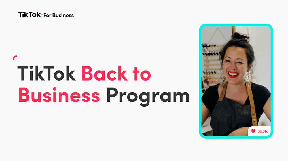 #TikTok, the leading #platform for short-form #mobilevideos, has launched a new #TikTok Back to #Business program.
buff.ly/3jg6fN3

#businessprogram