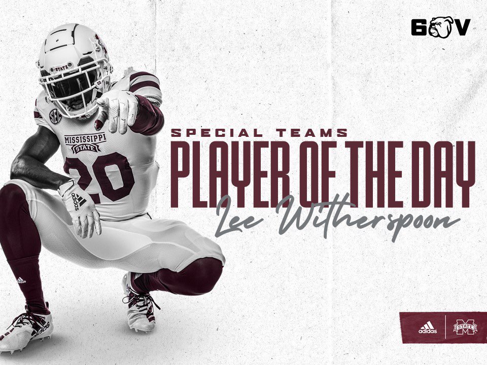 Great work on Day 5 by ⁦⁦<a href="/LeeWitherspoon9/">Lee Witherspoon 🗣🏈</a>⁩ on the Punt Unit! Took meetings to the field and was accountable for doing his job FAST and PHYSICAL! #HailState #6OV