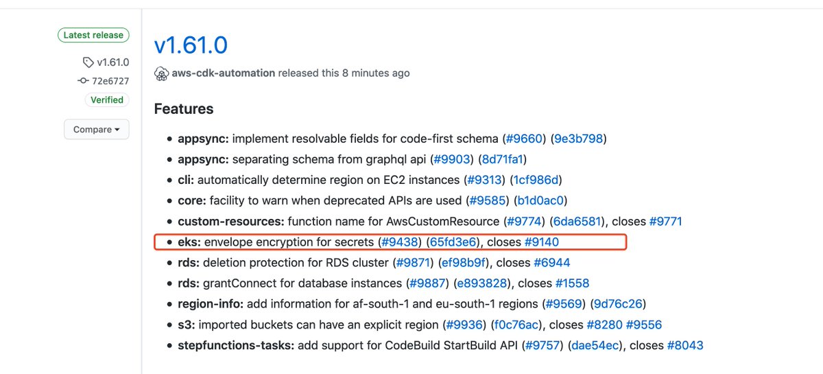 I am very excited that <a href="/david_sung/">David Sung</a> from Hong Kong  contributed his first PR to #awscdk and it's just live in the latest v1.61.0.

My Youtube VLOG "Contribute your first PR to AWS CDK" helped him finish the last mile of this amazing journey.

youtu.be/OXQSSibrt-A

Congrats! 👍