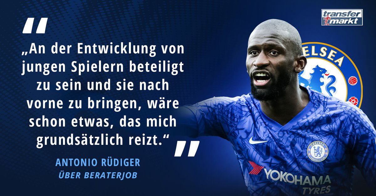 PhlipMarq's tweet photo. Der #ChelseaFC gibt auf dem Transfermarkt Gas! Im @Transfermarkt-Interview spricht Antonio #Rüdiger u.a. über die intensiven Personalplanungen der Londoner um #Havertz & Co., sein Standing und das Karriereende von #Schuerrle & #Hoewedes. #CFC #Chelsea
https://t.co/jfvt39DPsd https://t.co/tG88ERC4Tx