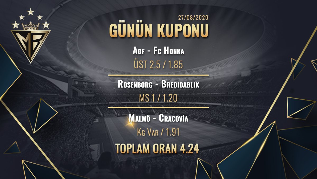 modernobet's tweet photo. #Modernobet'ten Günün Kuponu;
⚜️Yüksek oranlı bahis seçenekleri ile,
⚜️ Bahisin en modern hali!
#modernobet #kupon #bahis #futbol #kazan https://t.co/bL45EqIiFg