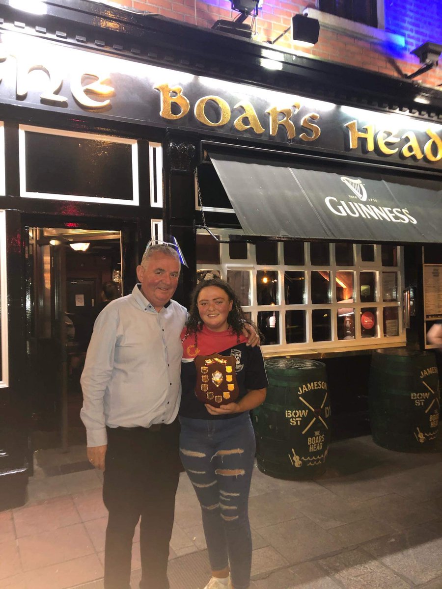 boarsheaddublin's tweet photo. @ainehourican was always jealous of champions @boarsheaddublin she finally got her wish, congrats @StBrigidsGAA @dublinladiesg https://t.co/jIAr3OvKSV