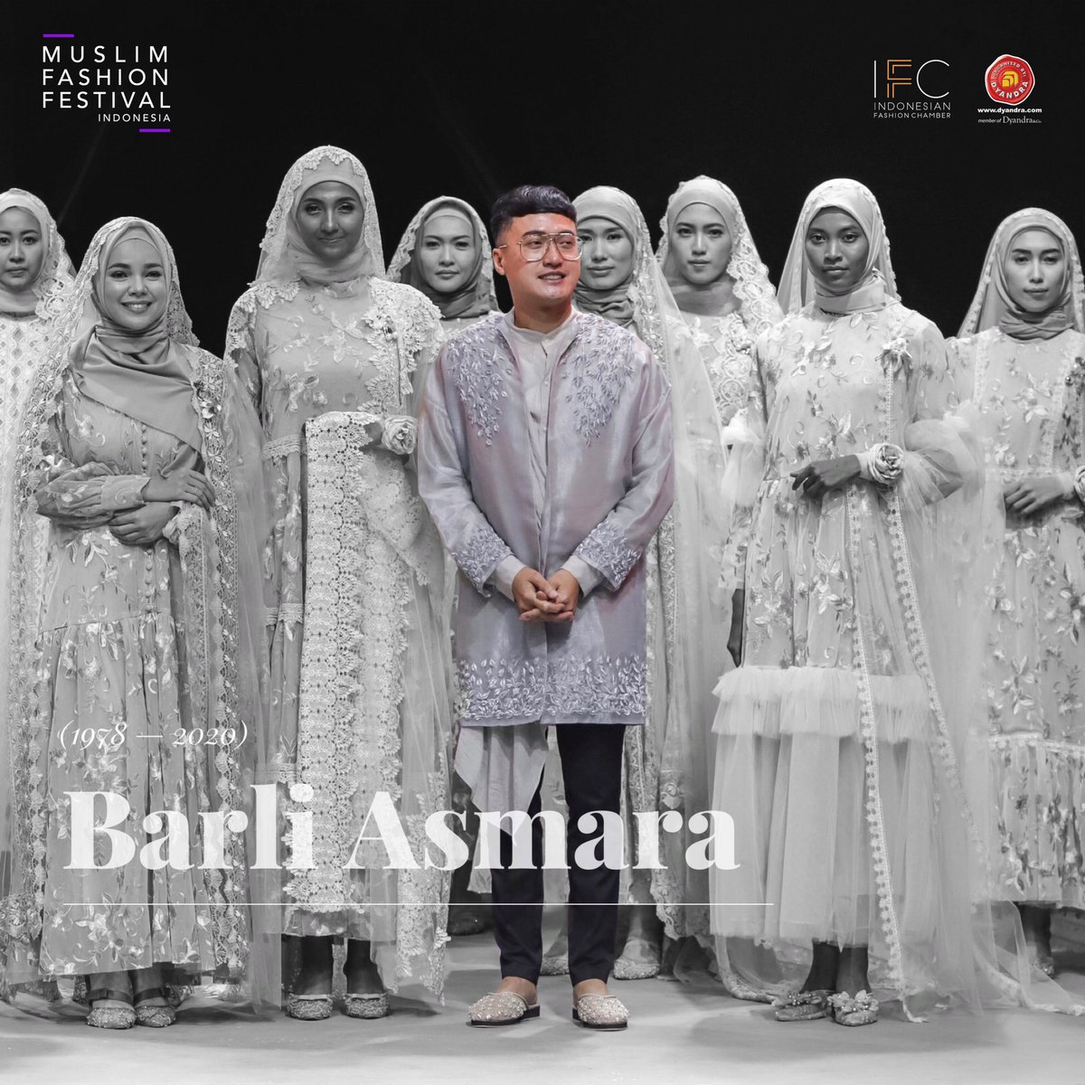 #MUFFEST mengucapkan turut berduka cita atas meninggalnya salah satu designer tanah air, Barli Asmara.

Terima kasih atas segala karya indah yang telah diciptakan untuk industri fashion Indonesia. You’ll be missed &amp; forever be loved.

Selamat jalan, Barli Asmara (1978 — 2020).