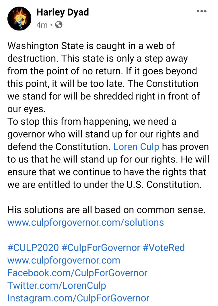 HD_SILVERZ71's tweet image. We need a governor who will stand up for our rights &amp;amp; defend the Constitution. @LorenCulp has proven to us that he will stand up for our rights. He will ensure that we continue to have the rights that we are entitled to under the U.S. Constitution.
#CULP2020 #CulpForGovernor