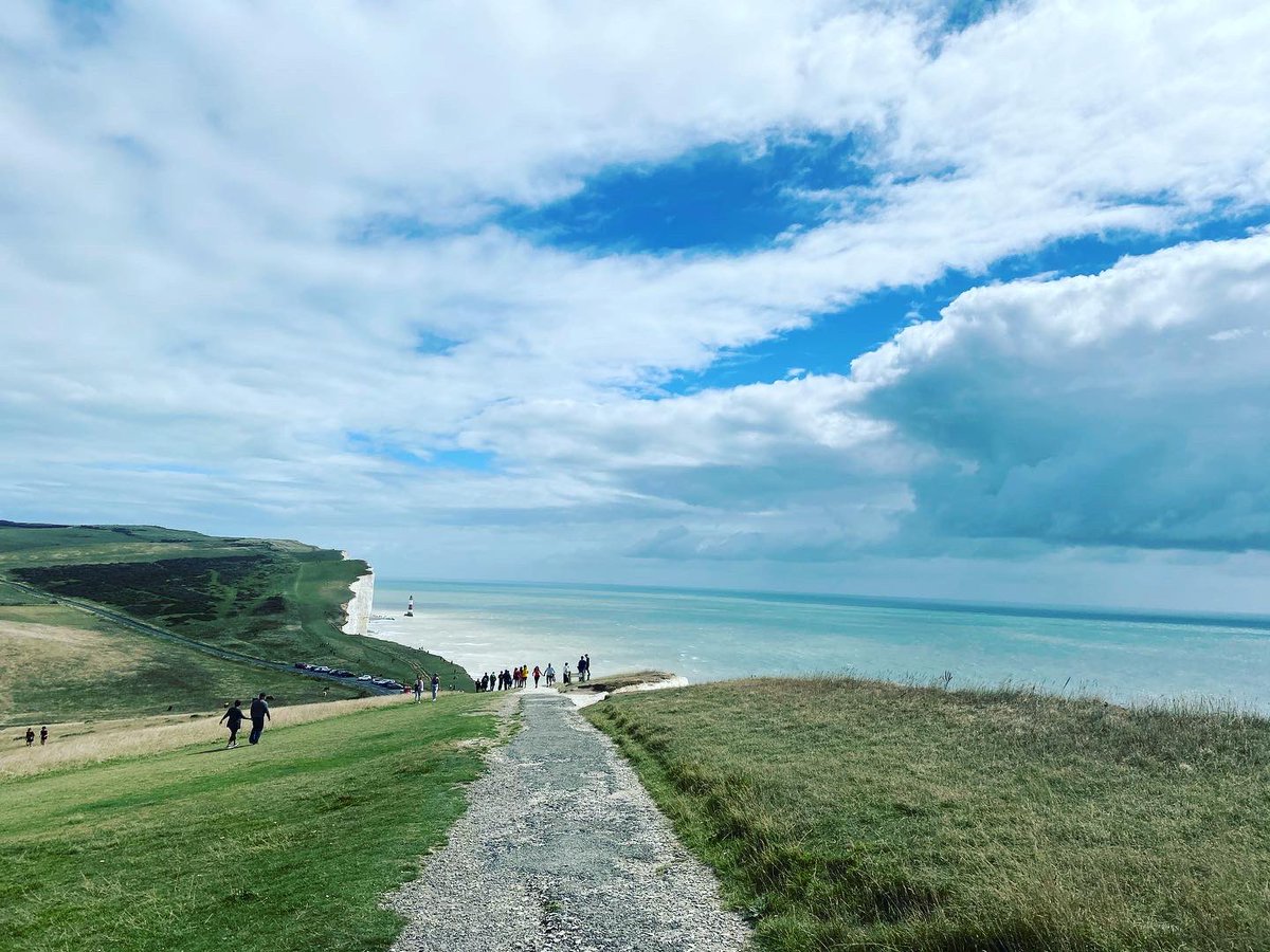 Beachy Head, East Sussex.According to researchers, more than 500 people have died at Beachy Head since 1965. It’s one of the most notorious suicide spots in the world. #staycation  #uktour  #britishtour  #ukstaycation  #summer  #britishsummer  #uksummer  #eastsussex 