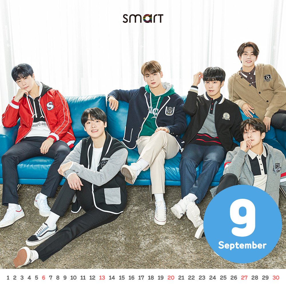 offclASTRO_6's tweet photo. [TRANS] 200827 @smart_zzang Twitter Update - ASTRO :

[#SeptemberCalendar]

September Calendar to Announce Happy New Semester of Friends

With ASTRO, WekiMeki and Smart together
This semester fighting!

Download it HD from the blog!
Download👉 

#200827_Smart #200827_ASTRO https://t.co/ednZrbtm0J
