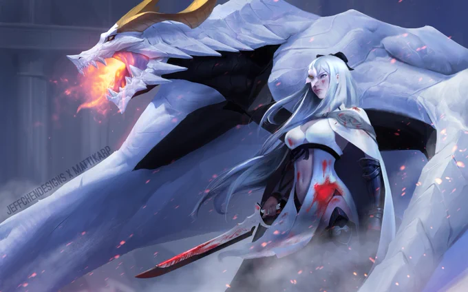 Zero from #Drakengard

This was a drawing collab I did with my epic dragon drawing buddy @jeffchendesigns 