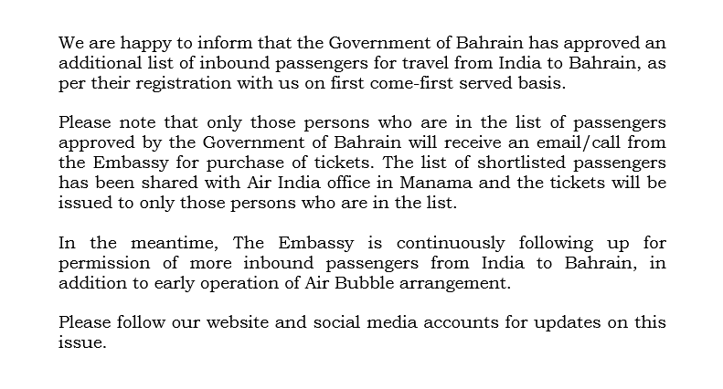 India in Bahrain tweet media
