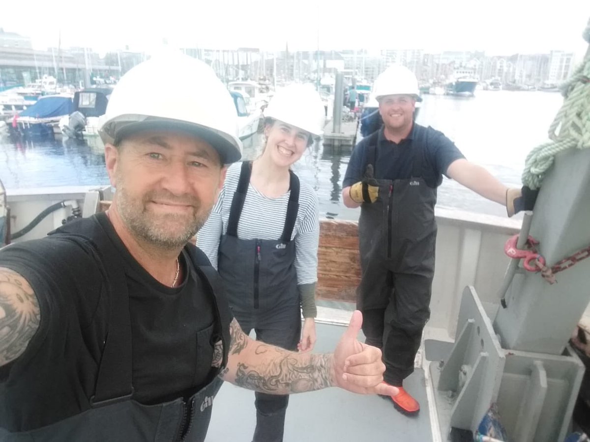 Great morning practising Man Over Board drills at #CawsandBay. All of our new team members have settled in nicely 👍😎 #researchvessel #SafetyAtSea #CrewTraining #ManOverBoard #newteam @thembauk @MBAEcology @CPRSurvey