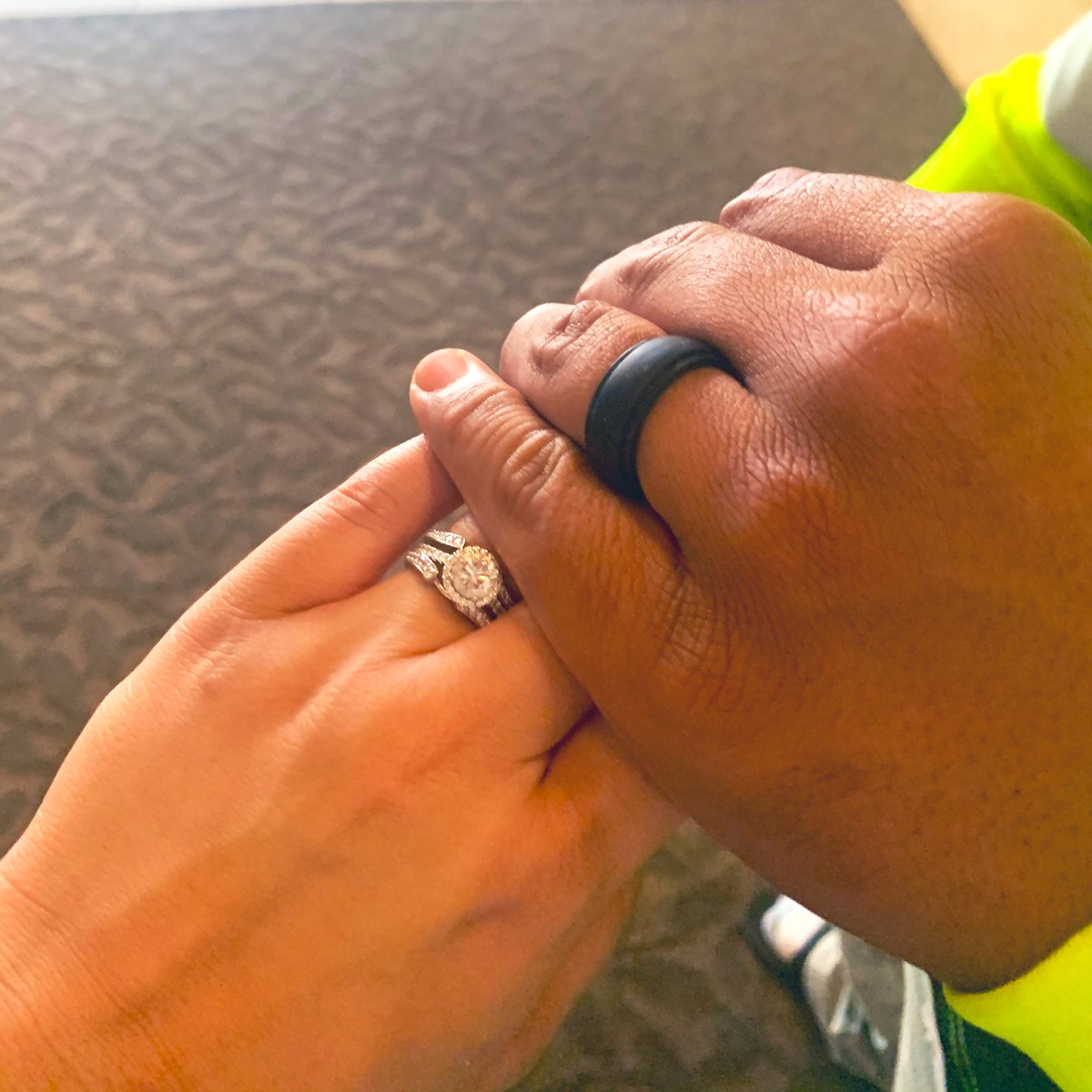 _kasselove's tweet photo. Wasn’t the most glamorous or ideal way to get married but nonetheless, WE’RE MARRIED!💍❤️ Can’t wait to plan an actual wedding 😭 (also I’m hiding my nails bc I just ripped off all my acrylics, don’t come for me😂) I love this man till death✨ https://t.co/2vIntQ0tZX