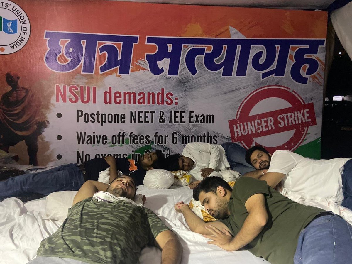 _aslamkhanbelim's tweet photo. What's this means?
Govt is not concentrating towards students voice.Students Voice Matter.
Postpone the exams sir.
Don't play politics with our lives @narendramodi
Which majority students want's exams?
Chech news polls @DrRPNishank 
#AntiStudentModiGovt 
#AntiStudentNarendraModi https://t.co/zaksqa8aia