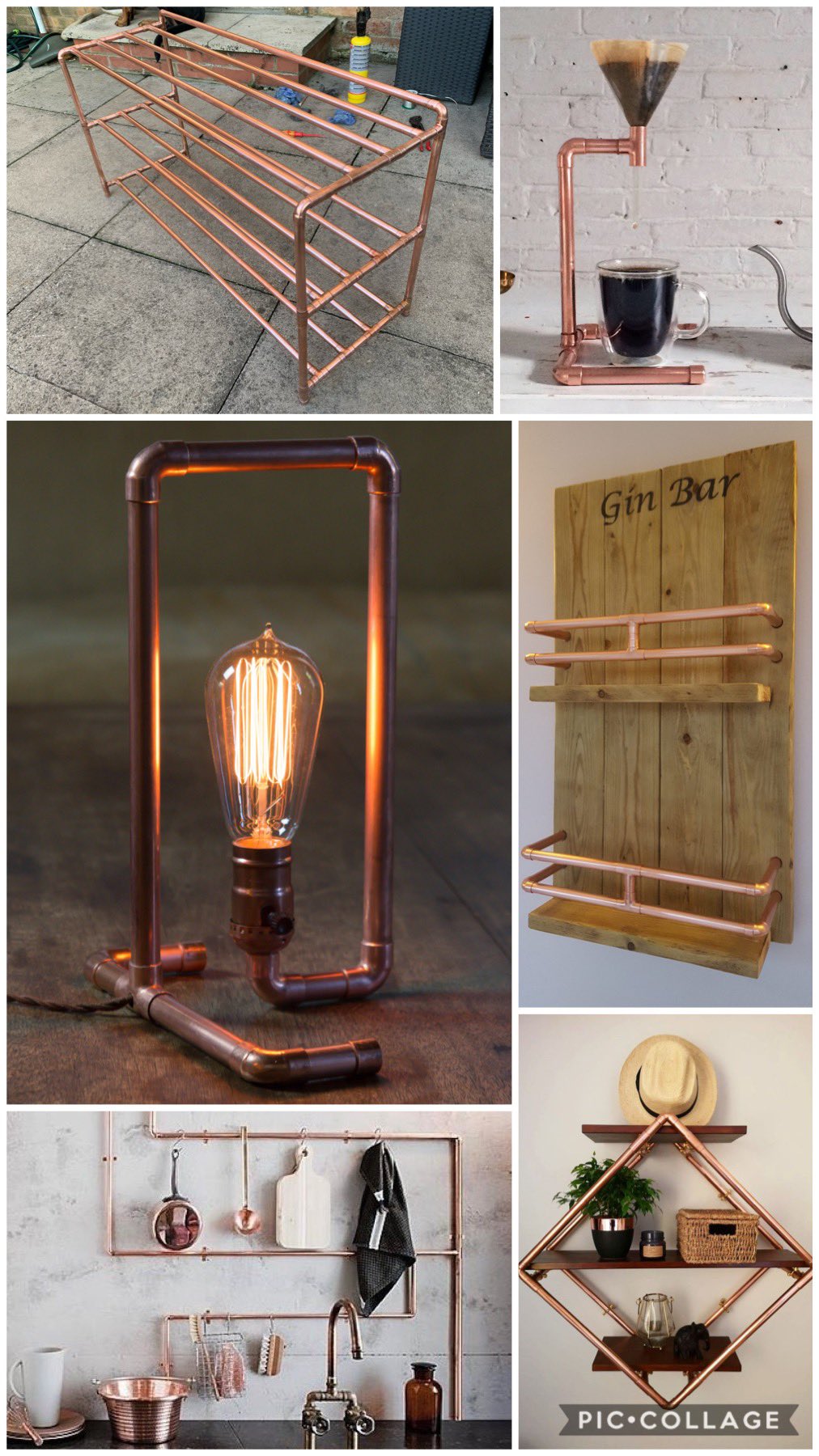 Ethan Kenna on X Would anyone be interested if I started making things out of copper pipe to order I made the shoe rack earlier this week but that s just one of