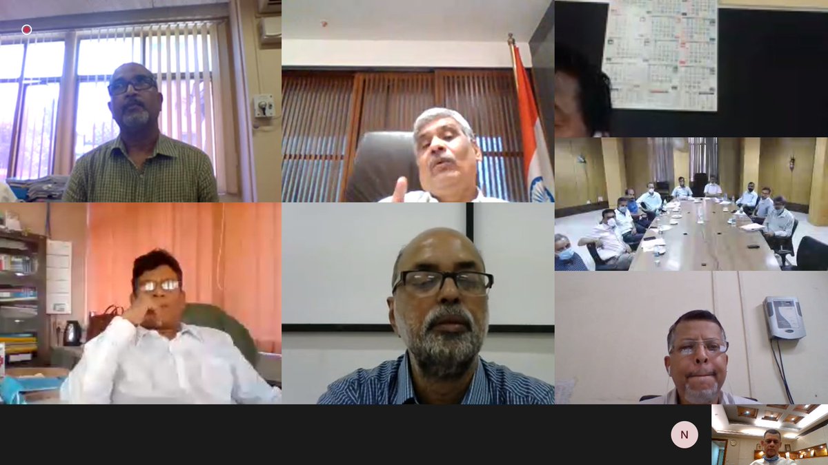 NEEPCOLtd's tweet photo. @NEEPCOIndia
Shri V.K. Singh, CMD took a detail review on Kameng, Kopili and Pare HEP with concerned officials through virtual meeting on 27.8.2020. D(F)/D(P) and D(T) was also present.
#powerforprosperity #staysafe https://t.co/mDX2UDFBUY