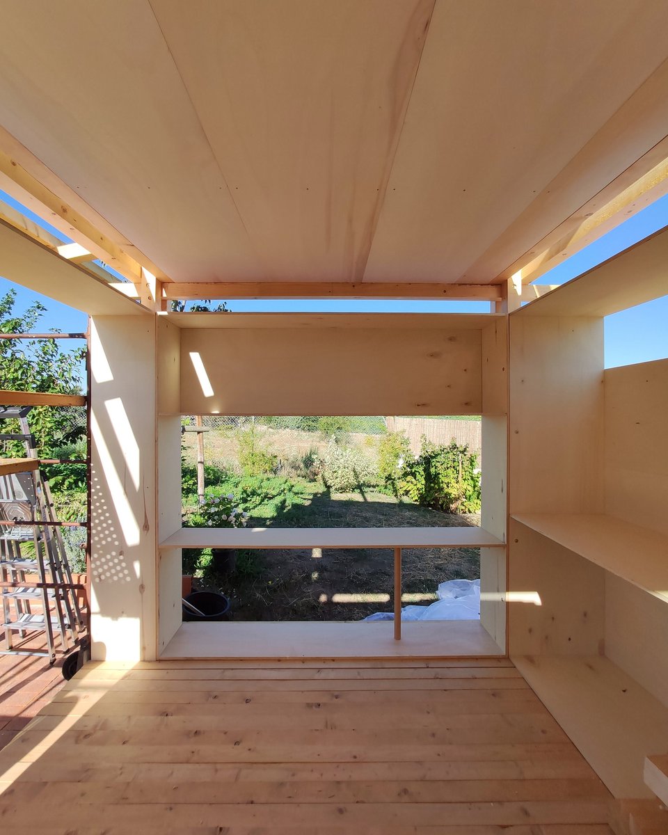 mapout_studio's tweet photo. Interior de la habitación del jardín.
La madera es de @garnicaplywood
.
Interior of the garden room at Casa 2020. The wood is from @garnicaplywood
.
#designbuild #wood #casa2020 #gardendesign #gardenroom #notsponsored #mapout https://t.co/132GtA1fcN