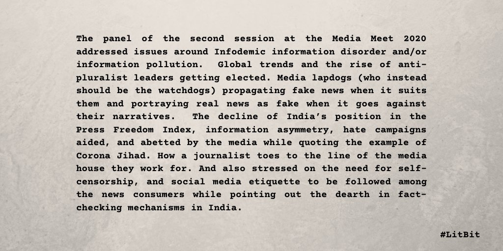 mediameet23's tweet image. #MediaMeet2020 
#LitBit of the hour!

ICMY, we have you covered.