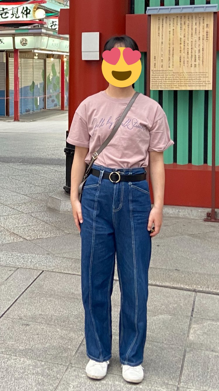 みくん 骨ストの服装選びがいかに大事かわかる写真 体重変わりなし これは妹