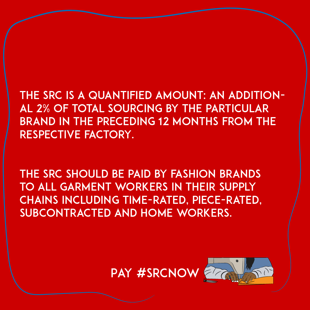 asia_floorwage's tweet photo. AFWA, WIEGO, HNSA &amp; HNSEA jointly call upon global brands in the fashion industry to make a one-time Supply-chain Relief Contribution (SRC) to all garment workers in their supply chains during the COVID-19 crisis. 
Read more: https://t.co/FkR69uTCQj

#SRCNow #AllEyesOnFastFashion https://t.co/M3c2jCwE7D