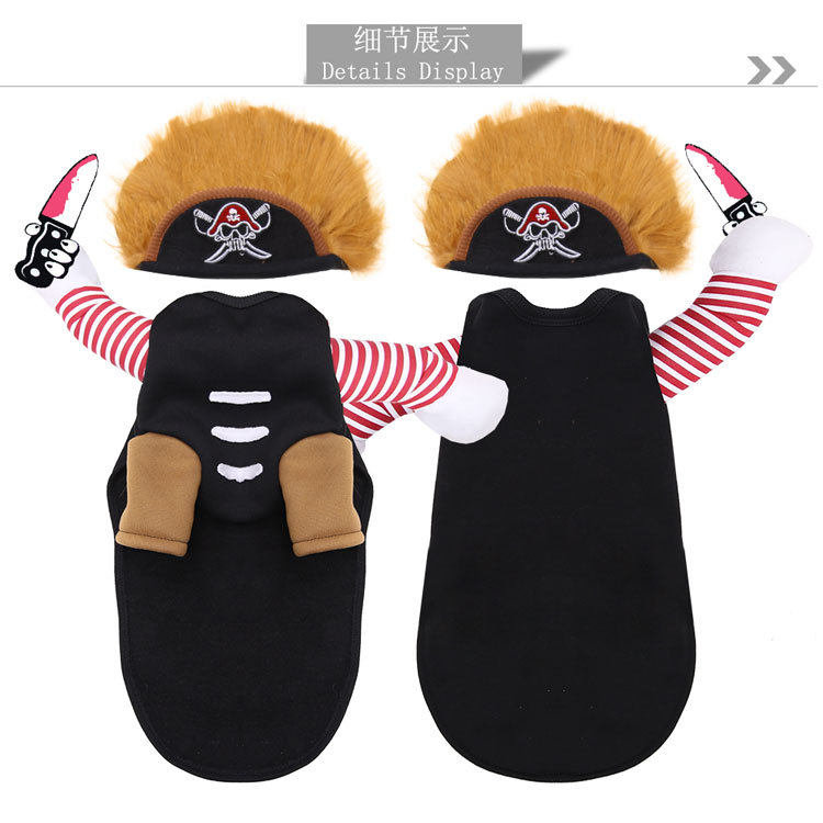 LauraSu29930258's tweet image. Horror Pirate Pet Custome
Never underestimate a dog 😇

#petclothes #pethoodie #doghoodie #dogcostume #cathoodie #catcostume #halloweencostume #halloweenpet #halloweendogcostume #halloweencatcostume #halloweencatclothes #halloweencathoodie #halloweendogclothes #halloweendoghoodie