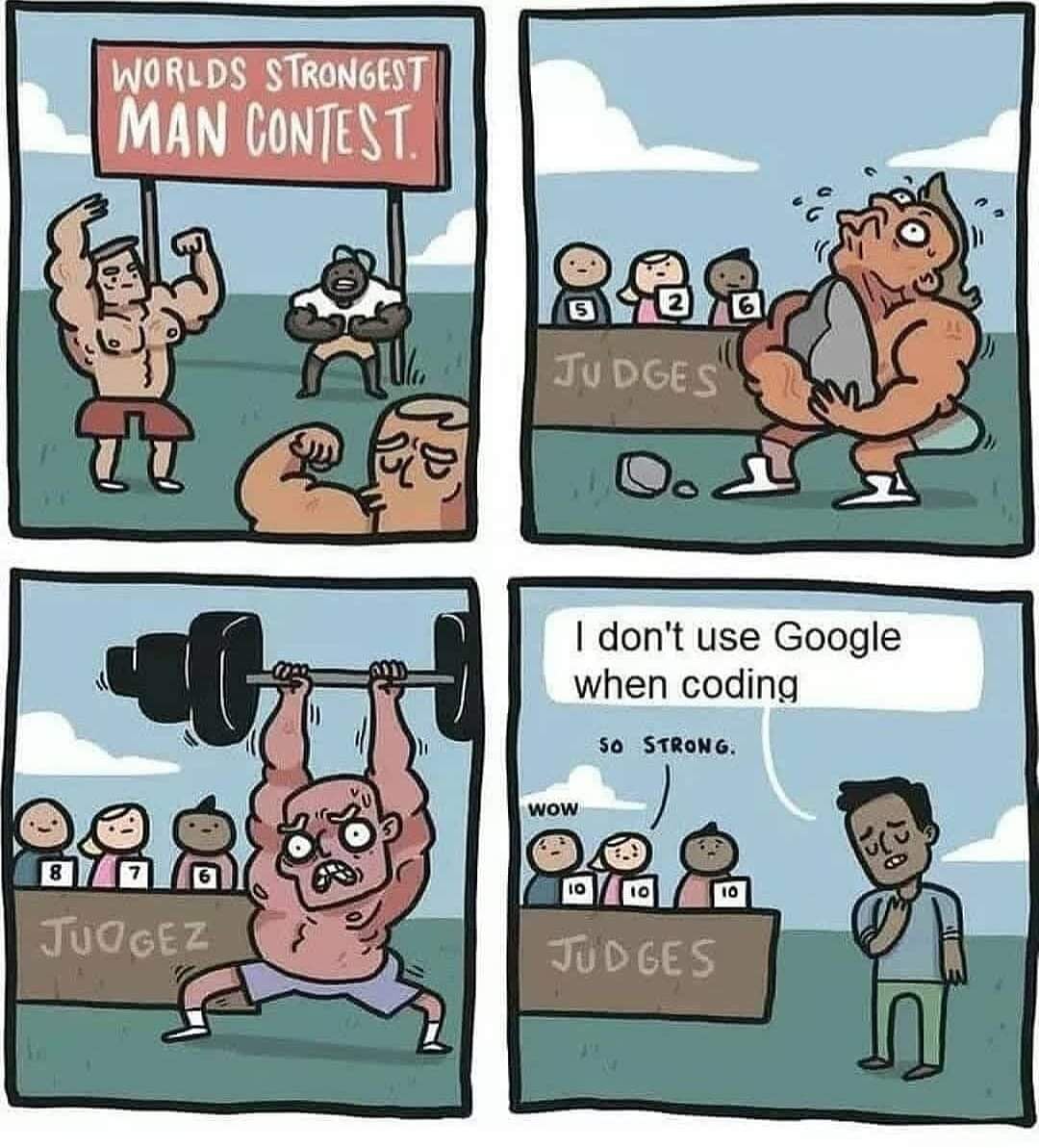 TechradianceT's tweet image. A big round of applause for Strongest Man!!!

#codingforlife #memes #developers #ai #machinelearning #techradiance
