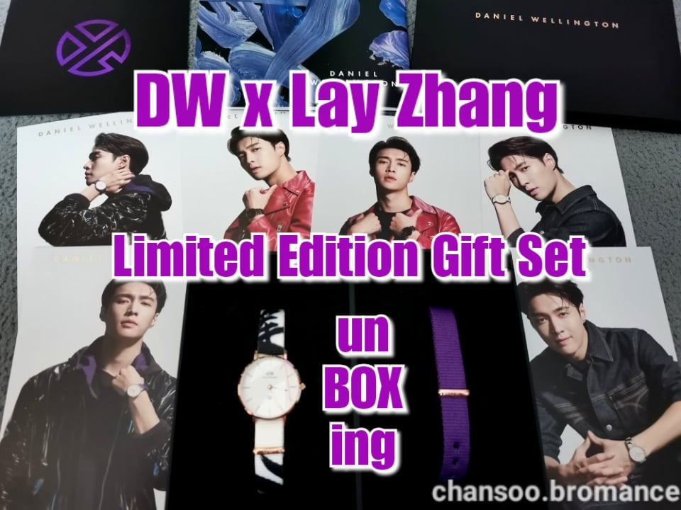 ChansooBromance's tweet photo. Omg!  Annyeong, #EXOLs and #Xingmis! 📦just arrived last night and I filmed an #unboxing video of #DanielWellington x #LayZhang limited edition gift set ⌚️ today!  So happy!  😍  Hope you can check it out when you have the time!  @itisDW @layzhang #EXO

https://t.co/wxPbEkSpS2 https://t.co/fK6UhPdE32