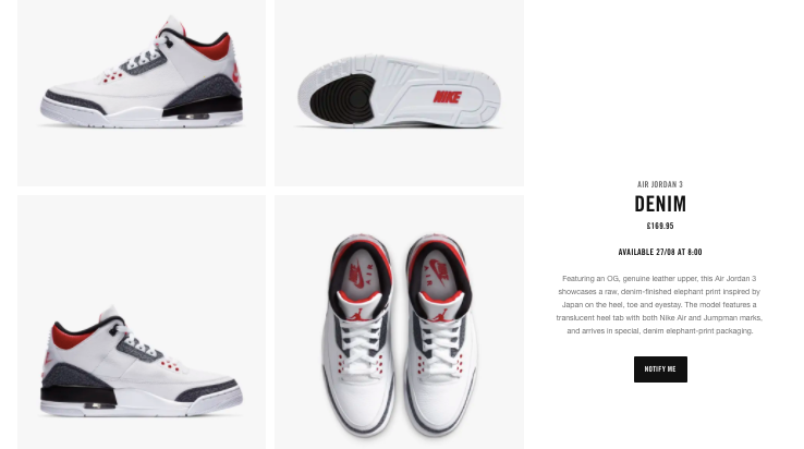 sneakermyth's tweet image. ad: Jordan 3 Denim "Fire Red" DROPPING IN 5 Mins On Nike EU &amp;gt;&amp;gt; tidd.ly/31Bm1wl