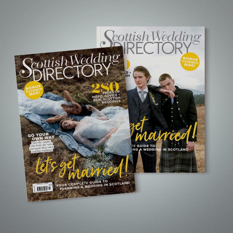 laurakaykelly's tweet photo. Really sad to hear that @scotweddingmag is to close. This cover - the first mainstream bridal mag to put same-sex couples on the cover - was such an important moment, and a deserved @PPAScotland award winner. Thinking of all the great team there. 
https://t.co/rpsj93Cf2V https://t.co/uOtqofIQ9h