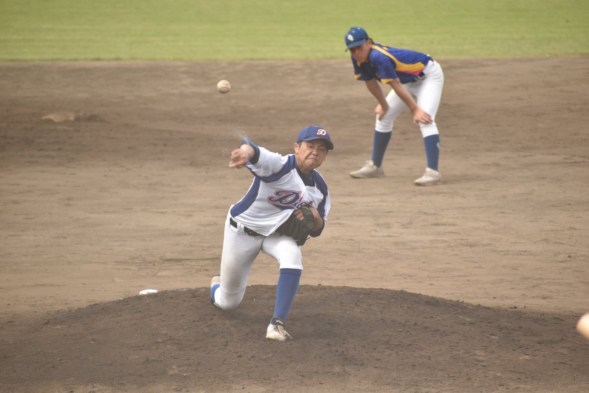 jumbonokachi511's tweet photo. 同朋大 澤田 至恩 投手（新城東、1年）

新城東出身。大学でも頑張って高校の名前を残してほしいですね＾＾ https://t.co/eiLpHQQ16b