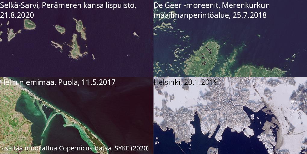 SYKE_EO's tweet photo. Hyvää #Itämeripäivä'ä! Löydätkö #TARKKA'n satelliittikuvilta oman lempipaikkasi Itämerellä? Jaa siitä kuva Twitterissä hashtagilla #itameriavaruudesta! https://t.co/94IDWQ6CDJ @SYKEinfo https://t.co/XcN7Qa7lgK