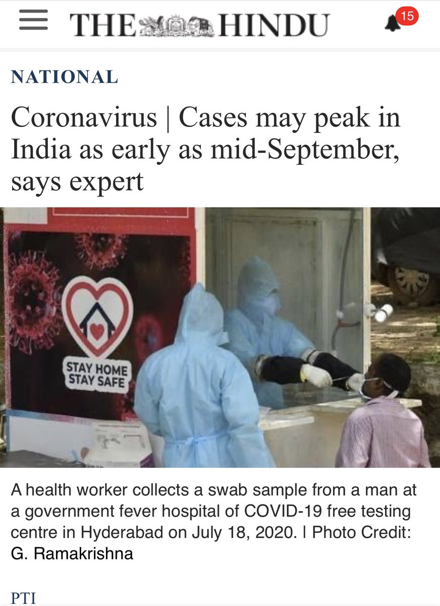 LicypriyaK's tweet photo. Coronavirus | Cases may peak in India as early as mid-September, says expert. And @DrRPNishank wants to kill all students.

#SaveNEETJEEStudents_Modiji 
#PostponeNEETJEE_Today https://t.co/4ubHtnrdte