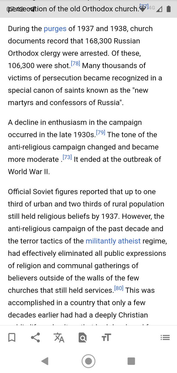 In the Soviet Union.  https://en.wikipedia.org/wiki/Persecution_of_Christians_in_the_Soviet_Union?wprov=sfla1