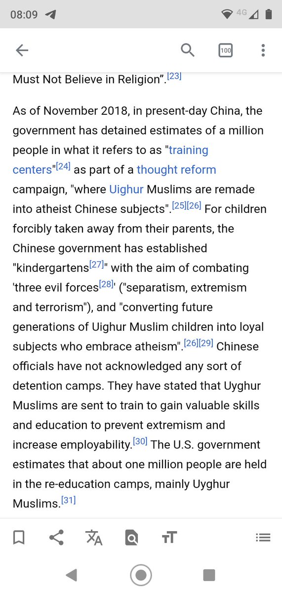 In Communist China, including the massive persecution of Uighers Muslims, Christians and Tibetan Buddhists.With explicit use of some of the same arguments you hear mouthed by Western secularists. https://en.wikipedia.org/wiki/Antireligious_campaigns_in_China?wprov=sfla1