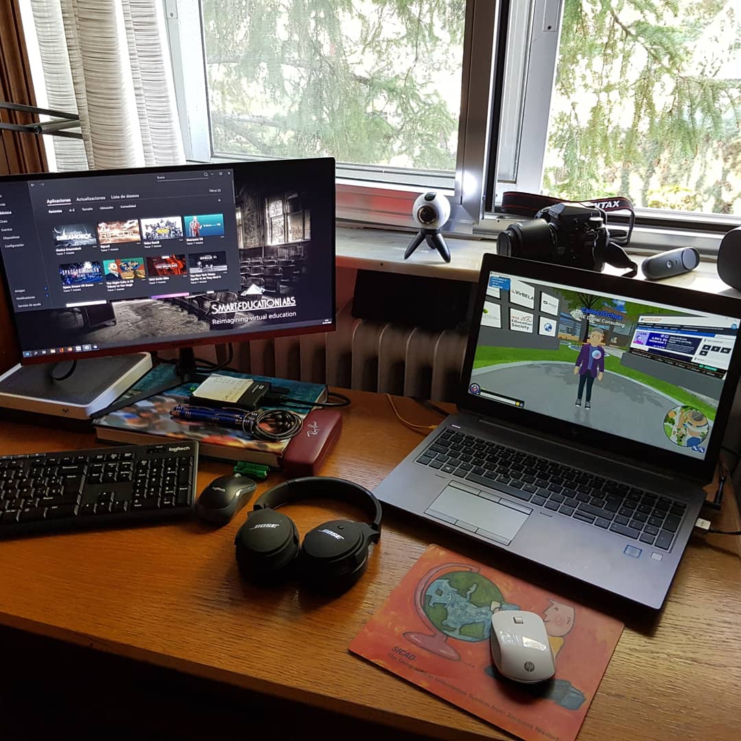 CarlosJOchoaFer's tweet photo. Ready 4 a new #StaysafewithVR day in #ONEVRSTUDIO https://t.co/ZXDi2LnuJx