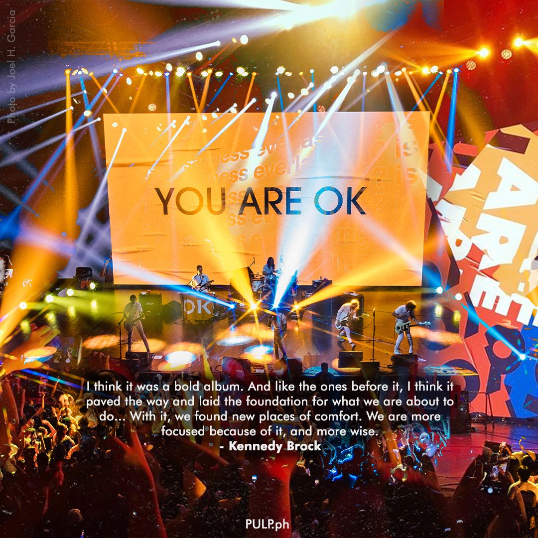 PULPMagazinePH's tweet photo. Years from now, what would go through our minds when we look back on @themaine album You Are OK? They're paying tribute to this special record with Flowers on the Grave on 8/30, 7 AM PHT.
Full #PULPExclusive story and interview with @kennedymaine here: https://t.co/GOJueMiQNe https://t.co/MpHGu95Z2b