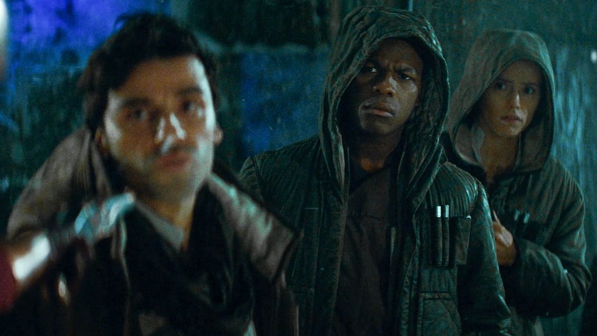  #StarWars/ #theMummyZorii/Izzy reveals something about Poe/Rick...Izzy: I get shot and I see him waltzing up with some belly dancer girl.Rick: Shh!Evie: Belly dancer girl?Zorii: Babu only works for crew. That's not you anymore.Rey: What crew?Poe: No-no-no #OscarIsaac