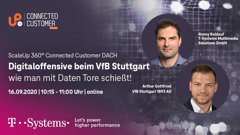 Bei der #Digitalisierung geht der #VfBStuttgart voll in die Offensive! Über Emotionalisierung, Personalisierung und Automatisierung sprechen Arthur Gottfried vom <a href="/VfB/">VfB Stuttgart 1893</a> und #tsmms Experte Ronny Baldauf beim <a href="/ScaleUp_360/">ScaleUp 360°</a> am 16.09.: bit.ly/2YDL67X #BigData #CX #ScaleUp360