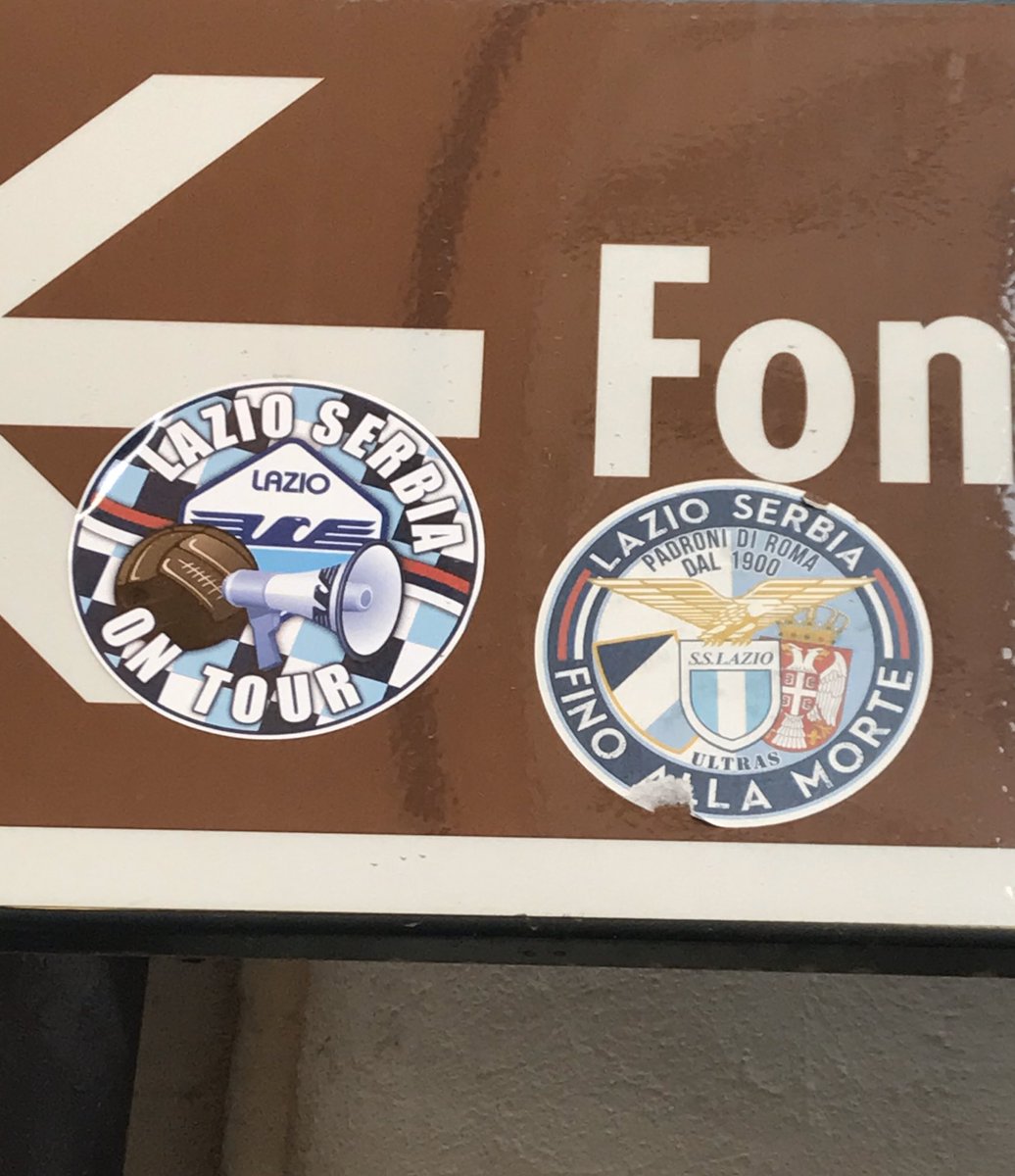 SupporterVisual's tweet photo. #stickers #supporterculture #football #ontour #ultras #mff #Malmoff #ajauxerre #sslazio https://t.co/AGFSaInPBn