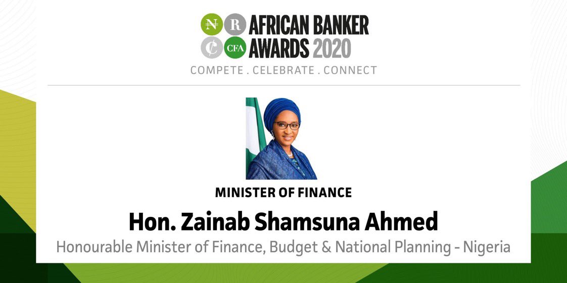 Aminatsule_'s tweet photo. Congratulations to our Finance Minister Hon. @ZShamsuna on the victory of her award for Minister of Finance of the year at the @BankerAwards #sheisable https://t.co/pHXtmjUSah