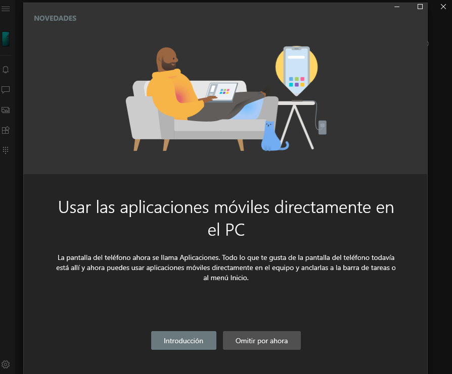Accediendo a las aplicaciones Android de tu móvil desde Windows 10 usando la aplicación MiTeléfono. Te la recomendamos!! 
#productividad #microsoft365