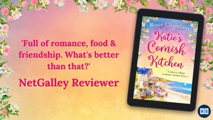 HQstories's tweet photo. A huge congratulations to @RosieCbooks for storming into the Kindle Top 100 this morning 🥰

#KatiesCornishKitchen is the perfect summer escape, ideal for the upcoming bank holiday weekend! Get it now for just 99p: https://t.co/vZNWWCGxar https://t.co/MgeiDjiFjm