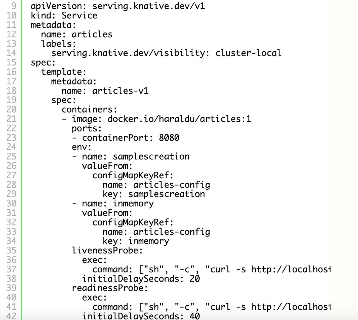 #Knative real world example w/ #code &amp; #tutorial for #developers from <a href="/Harald_U/">Harald Ueland</a>: lnkd.in/dQTGNYd

You'll also learn about #Docker, #Kubernetes, #Istio, #Microprofile, #Quarkus, #Minikube, #clusters...

#serverless #java #learntocode #100daysofcode #cloudnative #tutorials