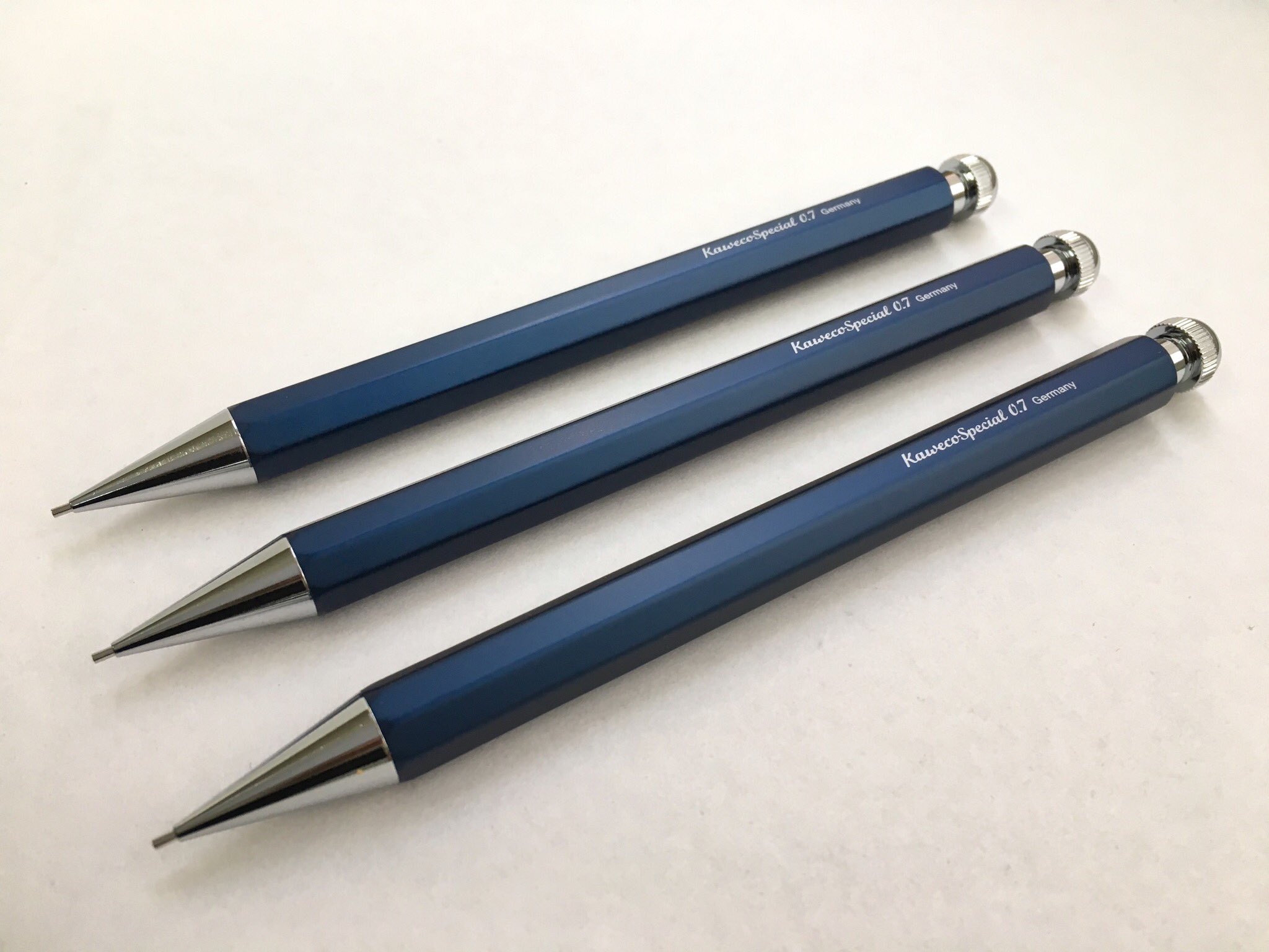 カヴェコスペシャル ブルーエディション ボールペン クリップ付き Kaweco Special BP Blue Limited Edition - YouTube